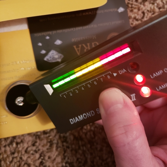 Moissanite Loose Stone D Color Round Cut 1.00TCW - Picture 6 of 7